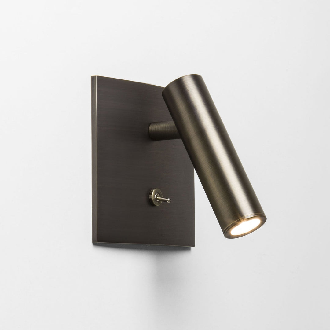 Astro 1058085 Enna Square Switched LED Reading Light Bronze (S)