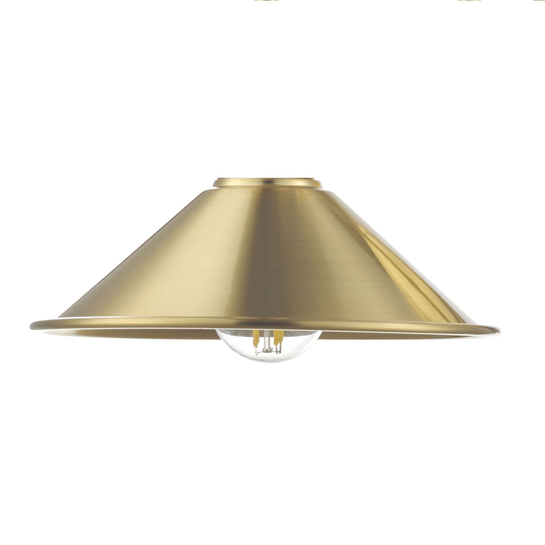Dar Wisebuys Dar ACC861 Accessory Metal Aged Brass Shade Only (S)