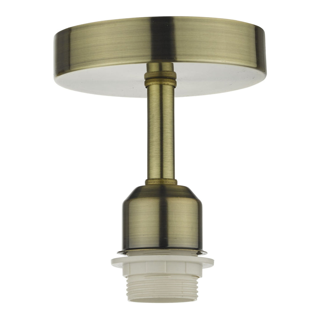 Dar Wisebuys Dar SF0175 Accessory 1 Light Semi Flush Suspension Antique brass (S)