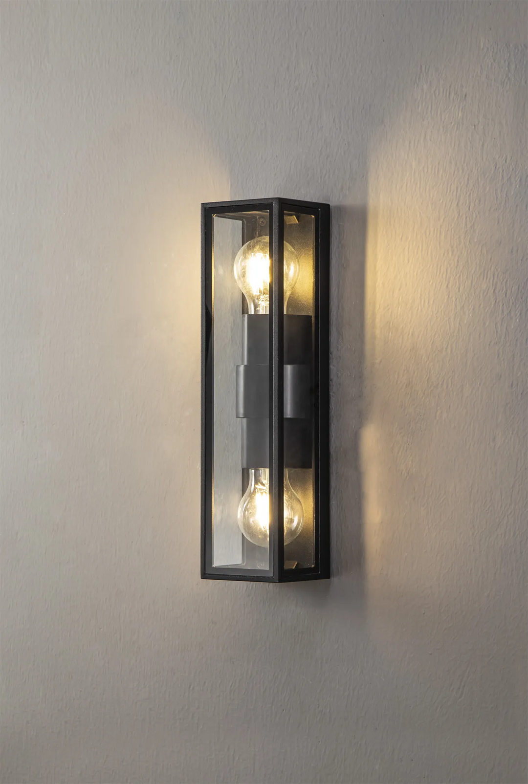 Nelson Lighting NL85729 Habana 2 Light Outdoor Wall Light Anthracite