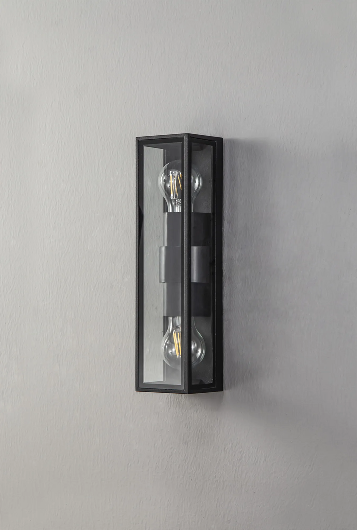 Nelson Lighting NL85729 Habana 2 Light Outdoor Wall Light Anthracite