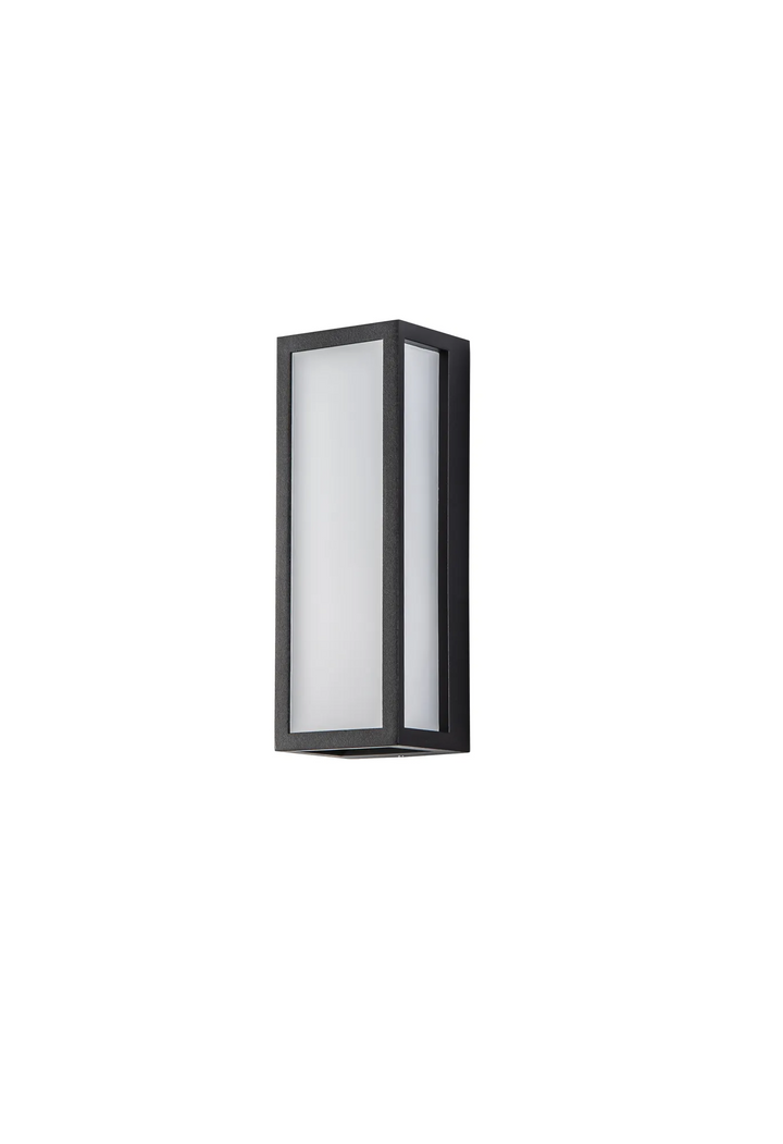 Nelson Lighting NL85749 Habana 1 LED Outdoor Wall Light Anthracite Frosted White