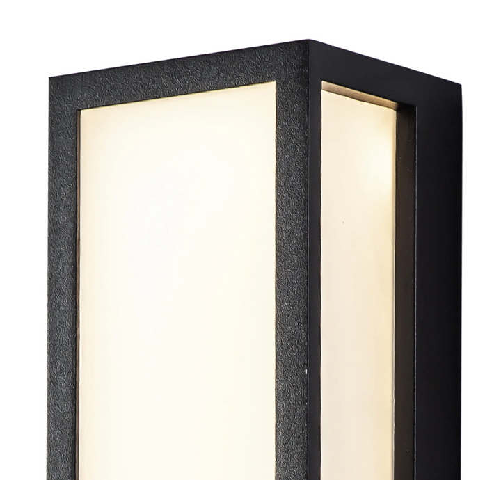 Nelson Lighting NL85749 Habana 1 LED Outdoor Wall Light Anthracite Frosted White