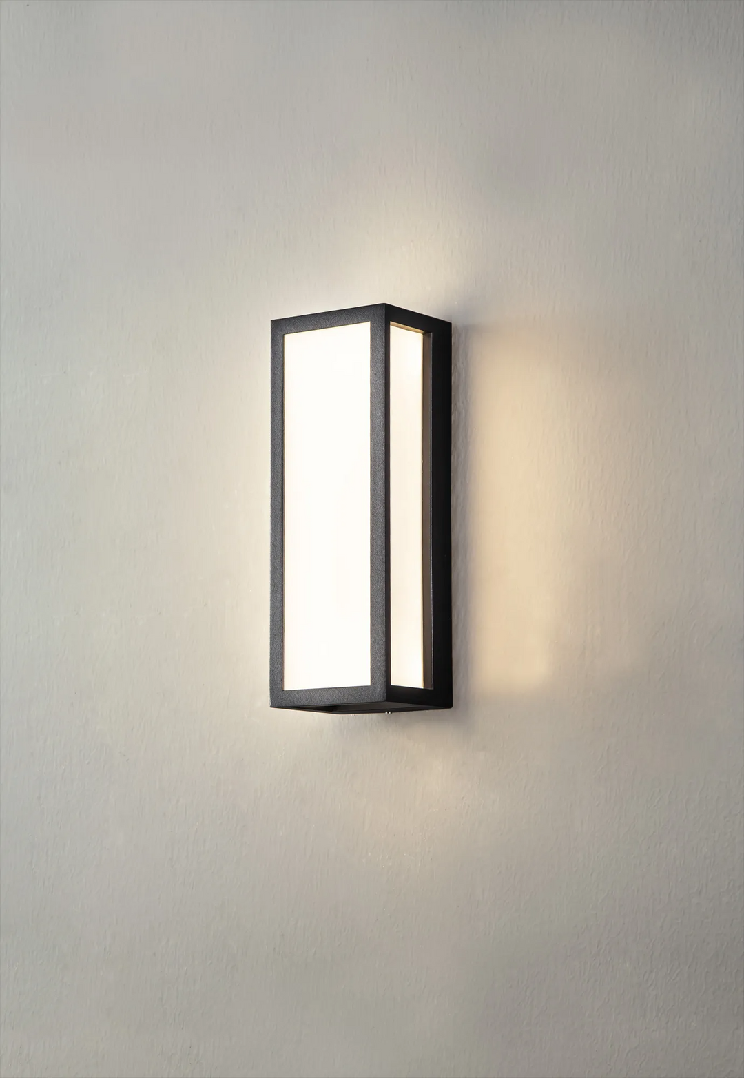 Nelson Lighting NL85749 Habana 1 LED Outdoor Wall Light Anthracite Frosted White
