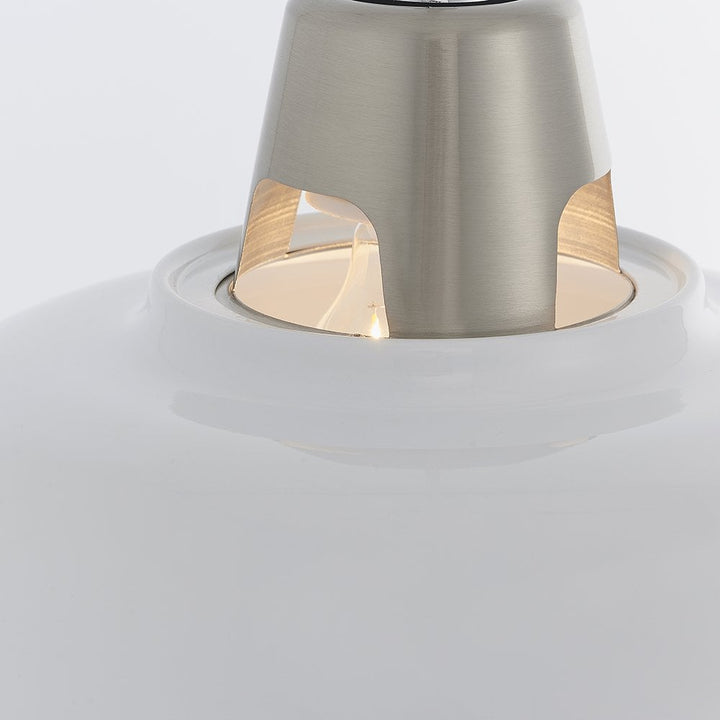 Endon 79491 Henley 1 Light Pendant Easyfit White (SD)