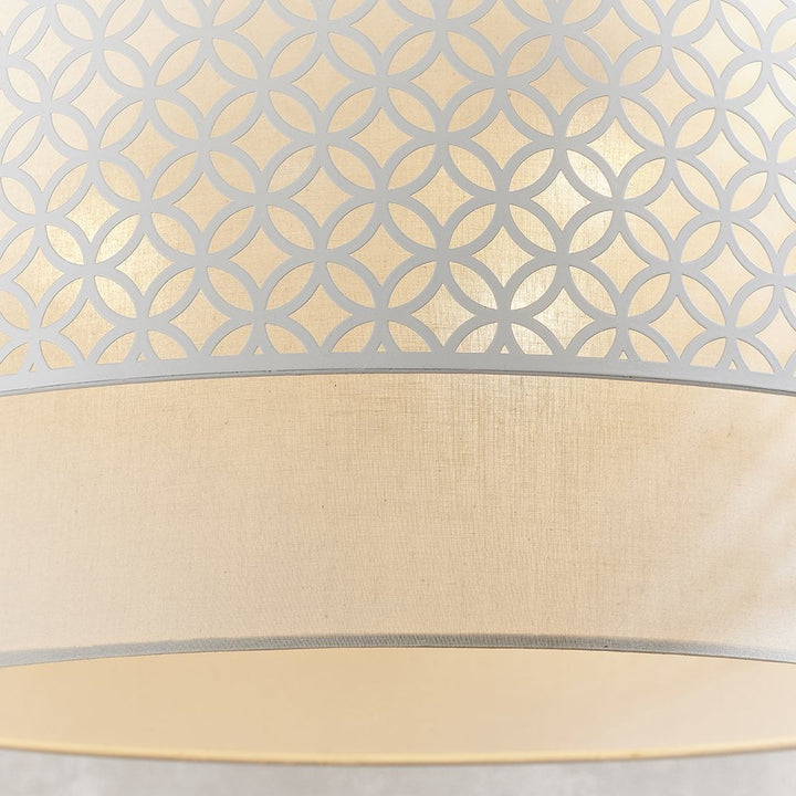 Endon 81031 Gilli 3 Light Pendant Chalk White (SD)