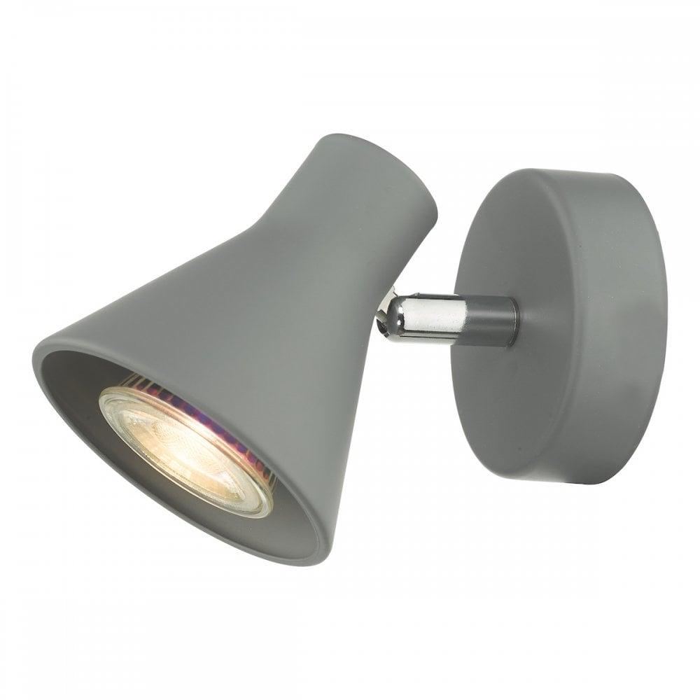 Dar Wisebuys Dar DIZ0739 Diza Single Spotlight Matt Grey (S)