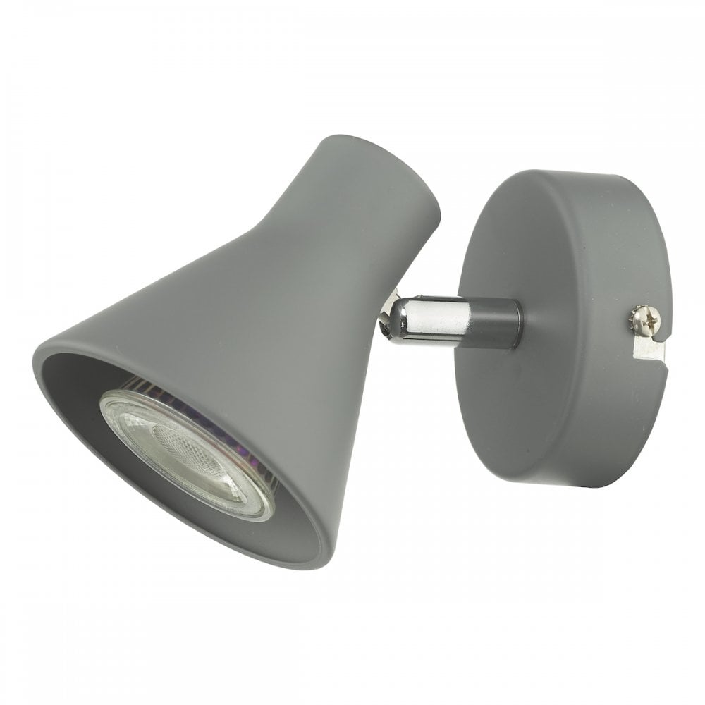 Dar Wisebuys Dar DIZ0739 Diza Single Spotlight Matt Grey (S)