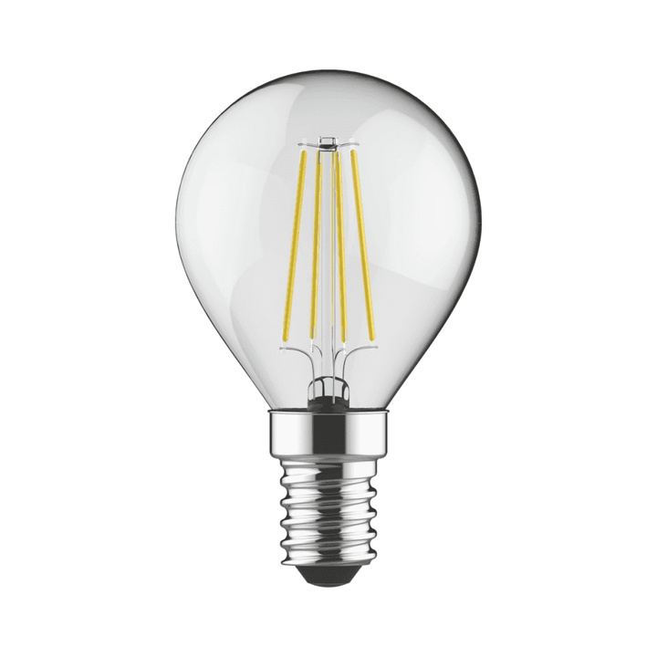 Luxram Value Classic Pack Of 10 E14 Golf Ball LED Dimmable 4W Cool White 4000K