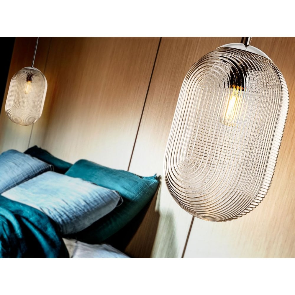Schuller 735840 Tensai 1 Light Pendant Light Glass (S)