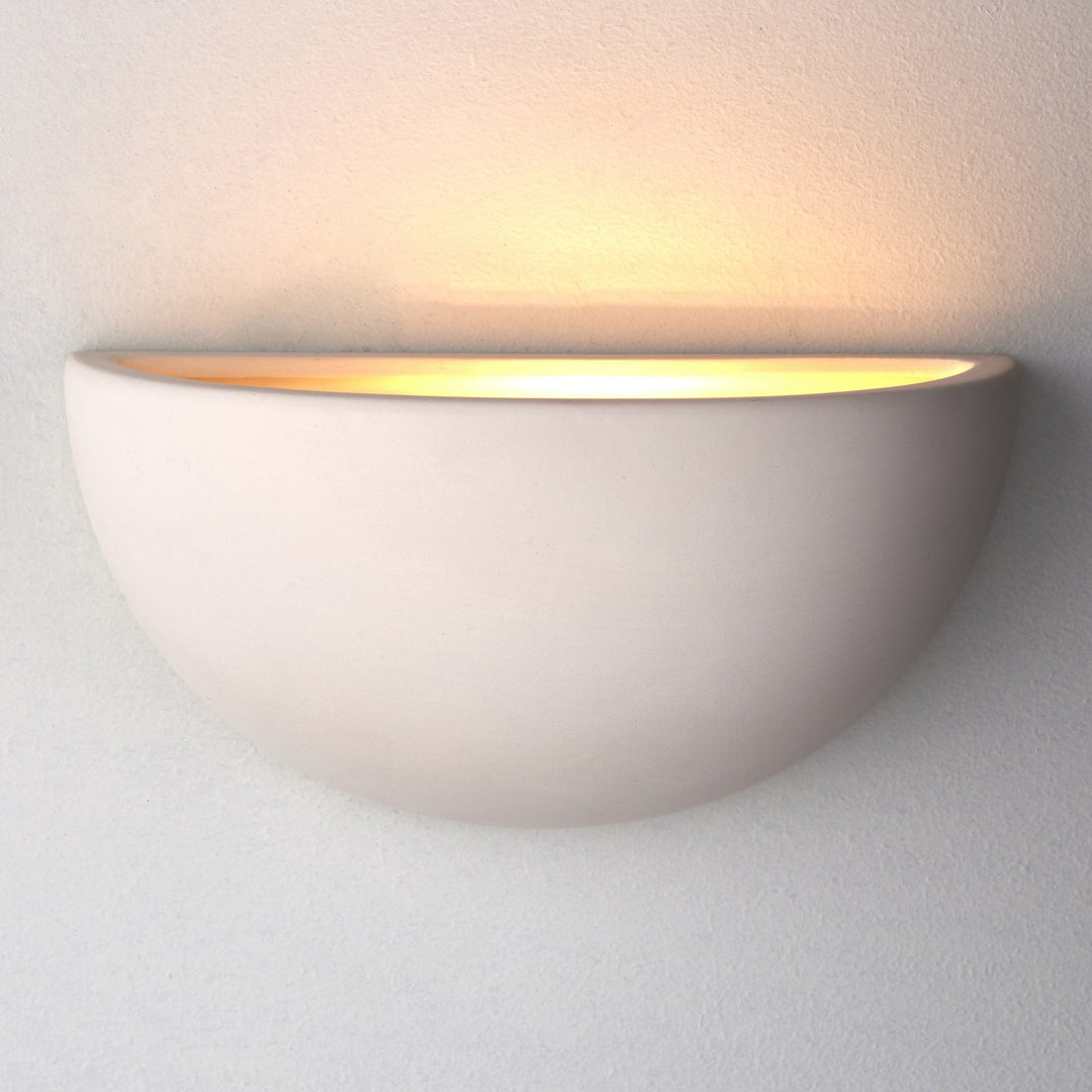 Endon UG-WB-A Pride 1 Light Wall Light Ceramic (S)