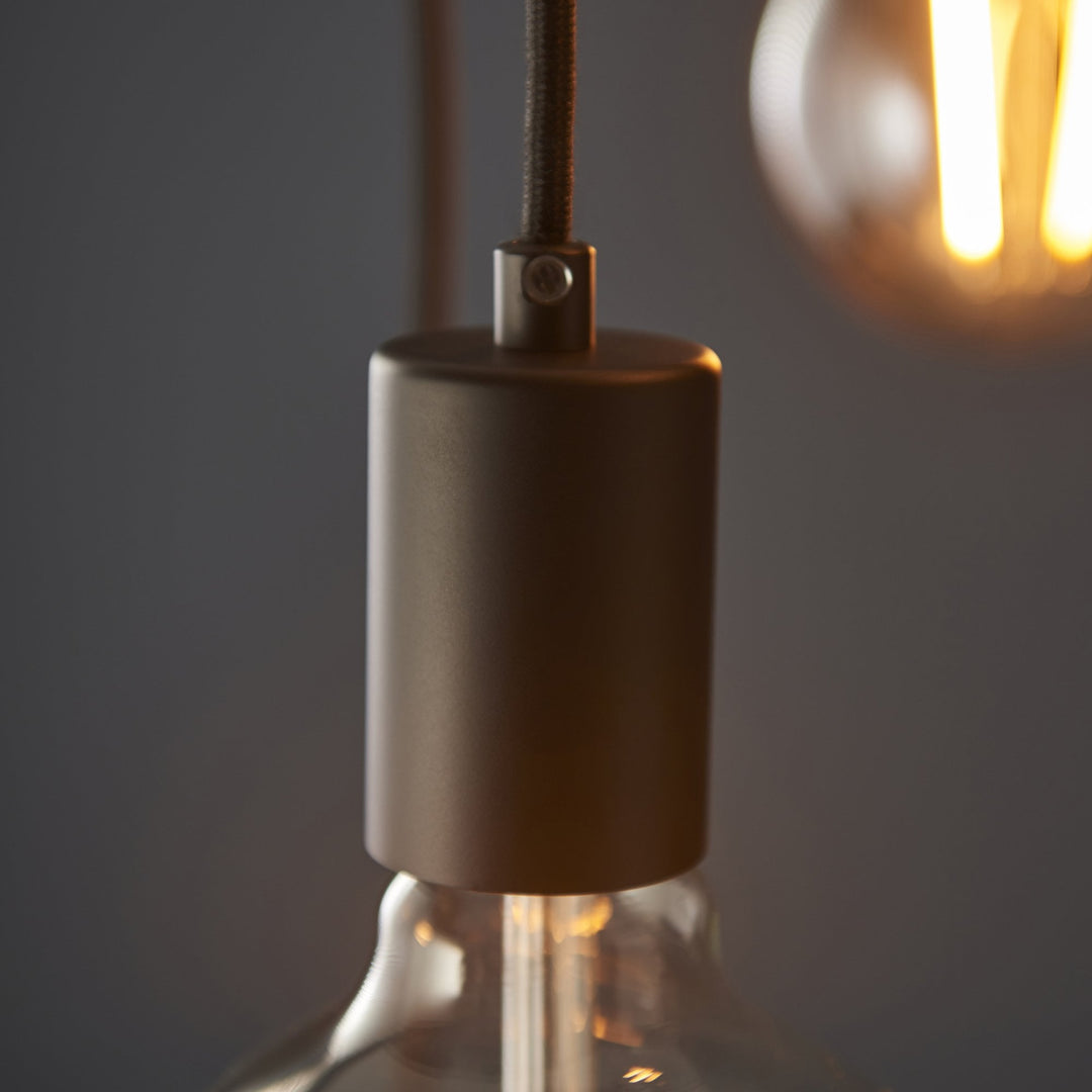 Endon 81535 Studio 6 Light Pendant Black (S)