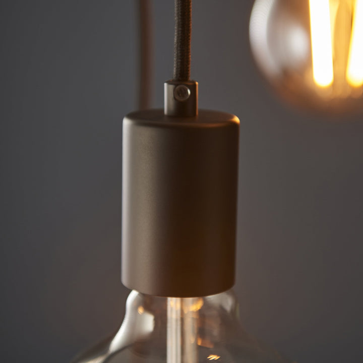 Endon 81535 Studio 6 Light Pendant Black (S)