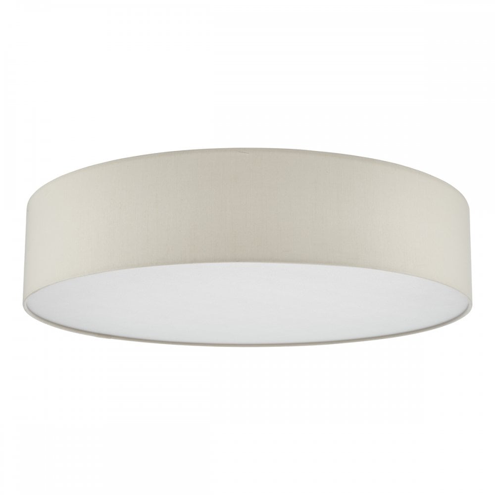 Dar CIE4801 Cierro 6 Light Flush Taupe With Diffuser 80cm (S)