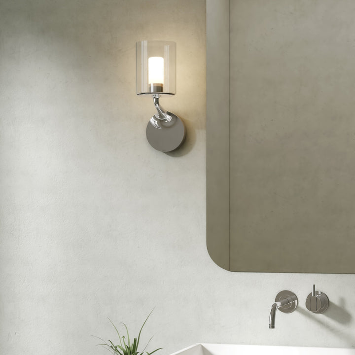 Astro 1453003 Elena Bathroom Wall Light Matt Black (S)