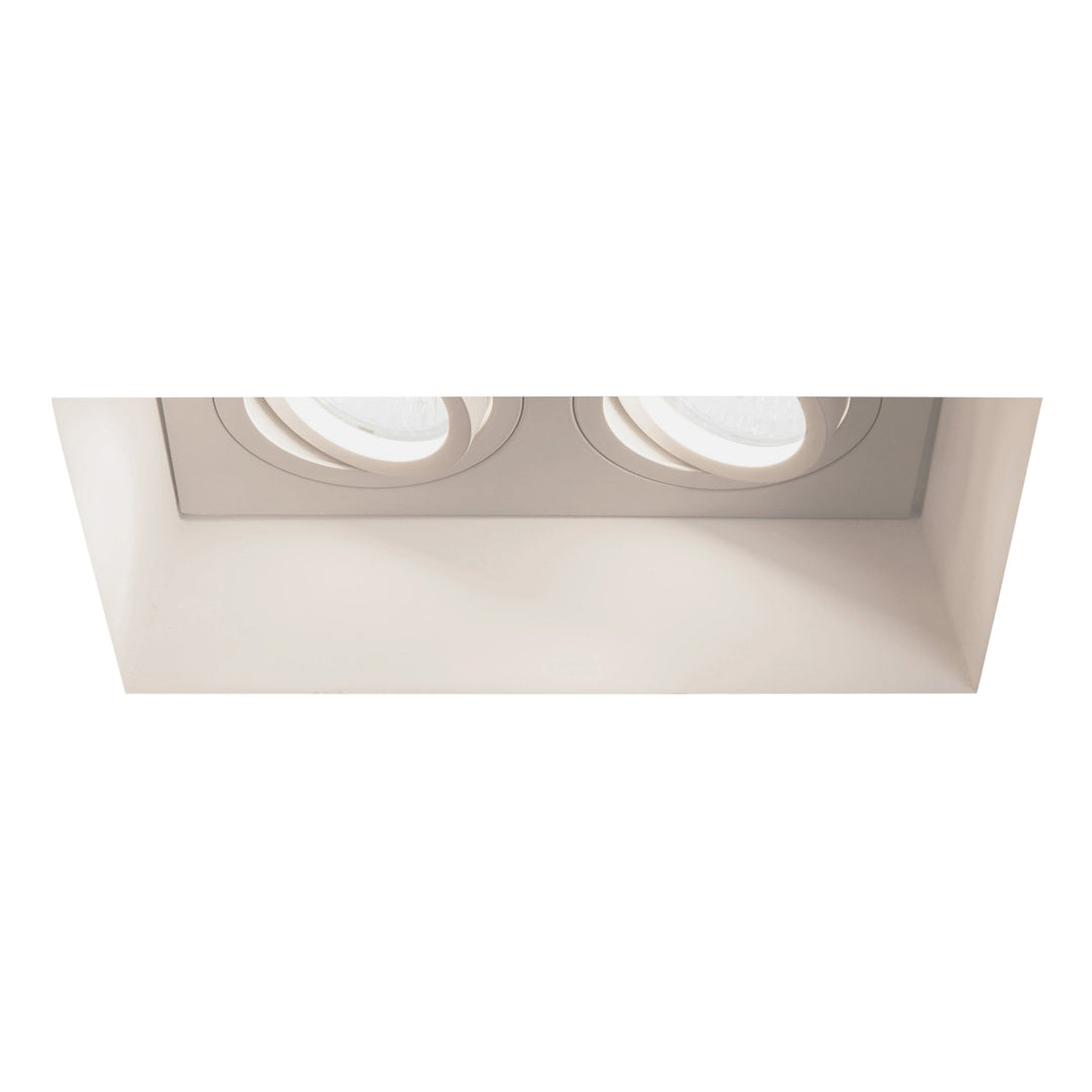 Astro 1253006 Blanco Twin Adjustable Downlight/Recessed Spot Light Plaster (S)