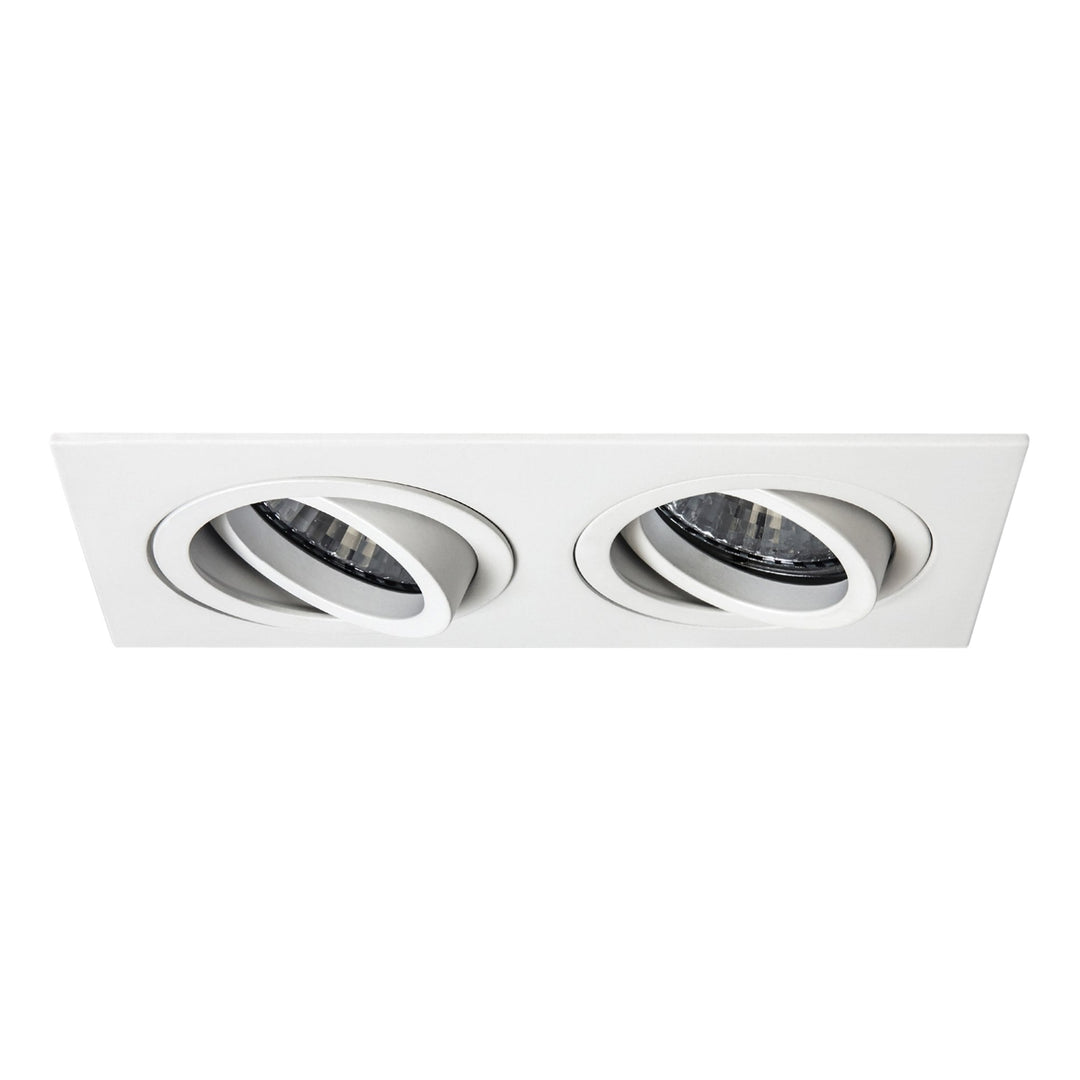 Astro 1240032 Taro Twin Fire-Rated Downlight/Recessed Spot Light Matt White (S)
