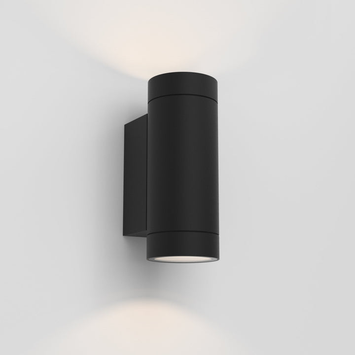 Astro 1372014 Astro Dartmouth Twin GU10 IP54 Outdoor Wall Light — Textured Black (S)