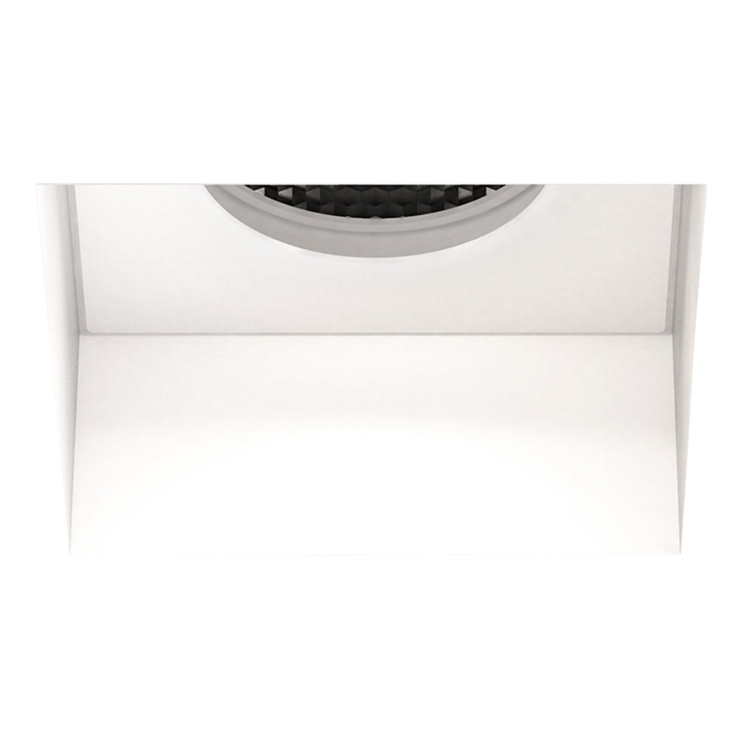 Astro 1248018 Trimless Square Fixed Downlight/Recessed Spot Light Matt White (S)