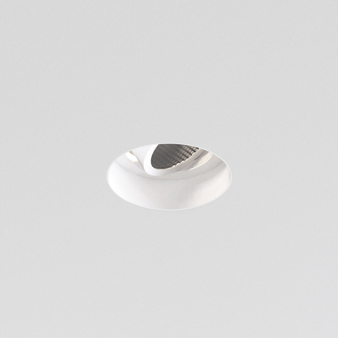 Astro 1248024 Astro Trimless Round Adjustable Indoor Downlight — Matt White (S)