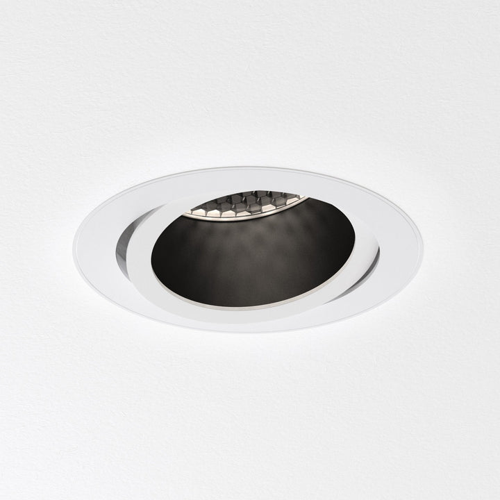 Astro 1434008 Pinhole Slimline Round Flush Adjustable Fire-Rated Downlight/Recessed Spot Light Matt White (S)