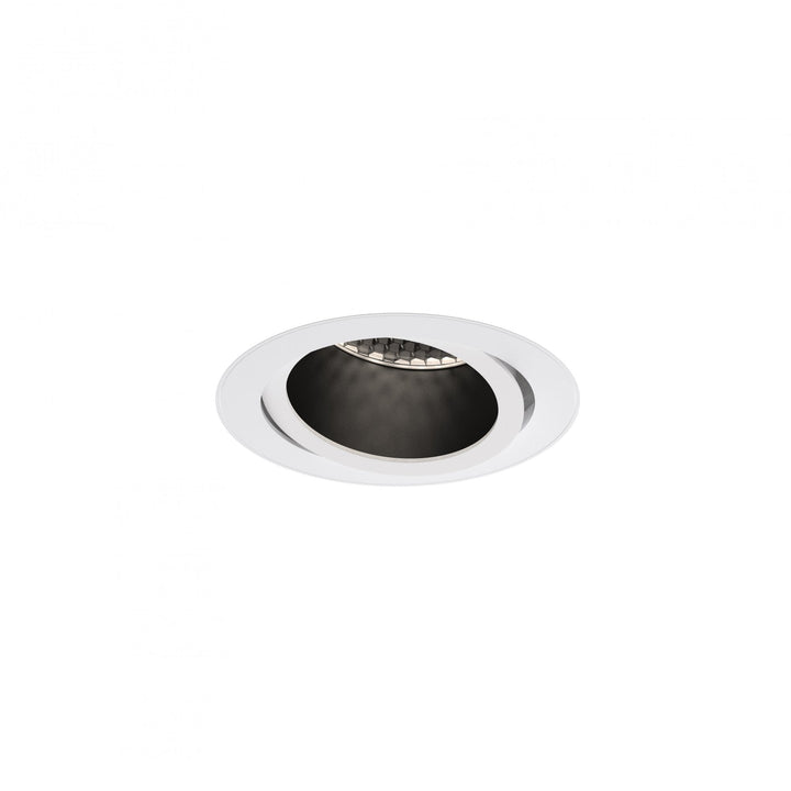 Astro 1434008 Pinhole Slimline Round Flush Adjustable Fire-Rated Downlight/Recessed Spot Light Matt White (S)