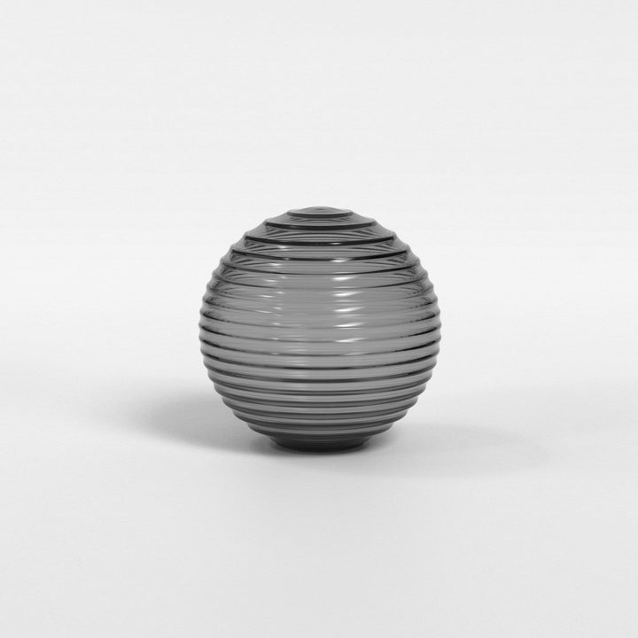 Astro 5036005 Tacoma Ribbed Glass Shade Smoke (S)