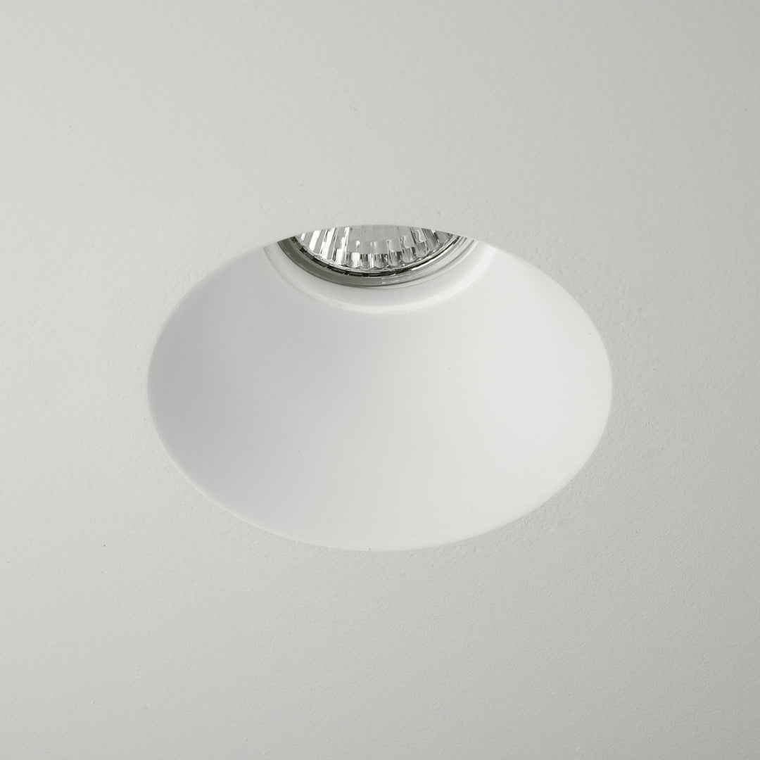 Astro 1253004 Blanco Round Fixed Downlight/Recessed Spot Light Plaster (S)