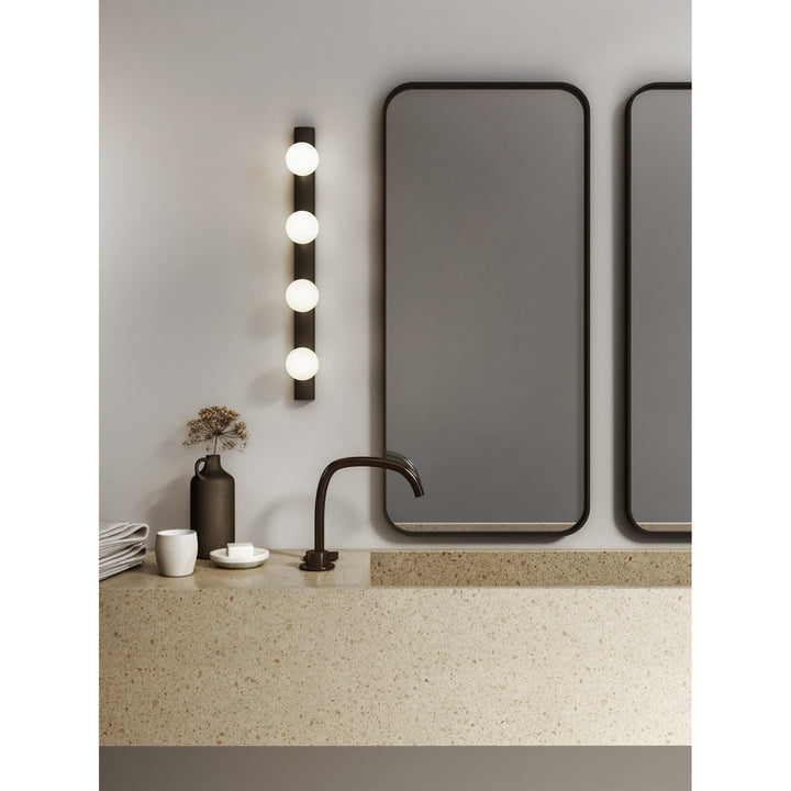 Astro 1087007 Cabaret 4 II Bathroom Wall Light Matt Black (S)