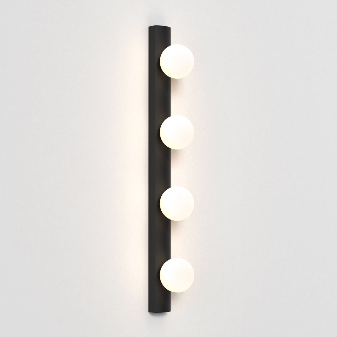 Astro 1087007 Cabaret 4 II Bathroom Wall Light Matt Black (S)