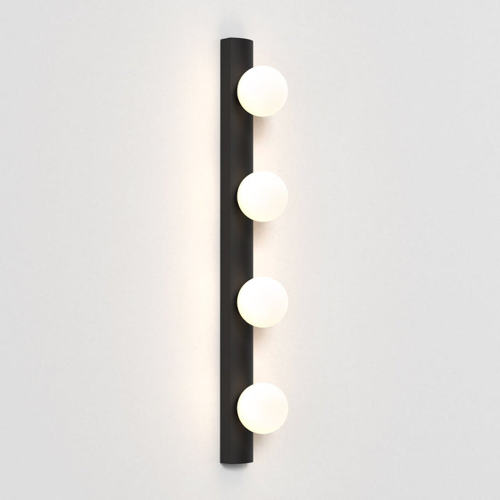 Astro 1087007 Cabaret 4 II Bathroom Wall Light Matt Black (S)