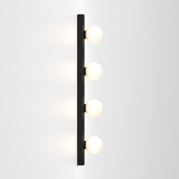 Astro 1087007 Cabaret 4 II Bathroom Wall Light Matt Black (S)