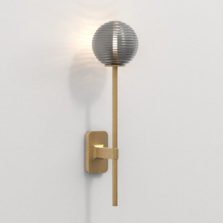 Astro 1429009 Tacoma Single Grande Bathroom Wall Light Antique Brass (S)