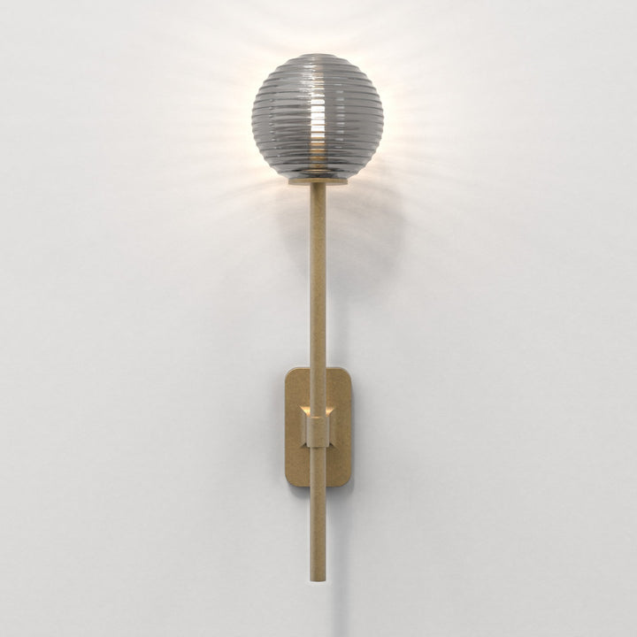 Astro 1429009 Tacoma Single Grande Bathroom Wall Light Antique Brass (S)