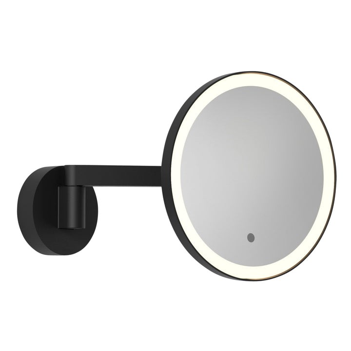 Astro 1447001 Nagoya Bathroom Magnifying Mirror Matt Black (S)