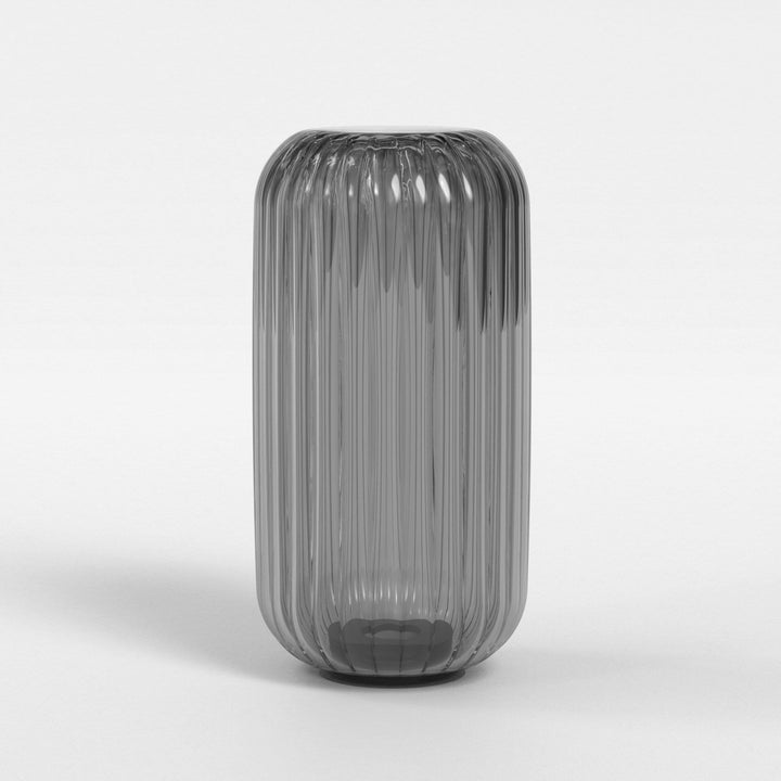 Astro 5036010 Tacoma Reed Ribbed Glass Shade Smoke (S)