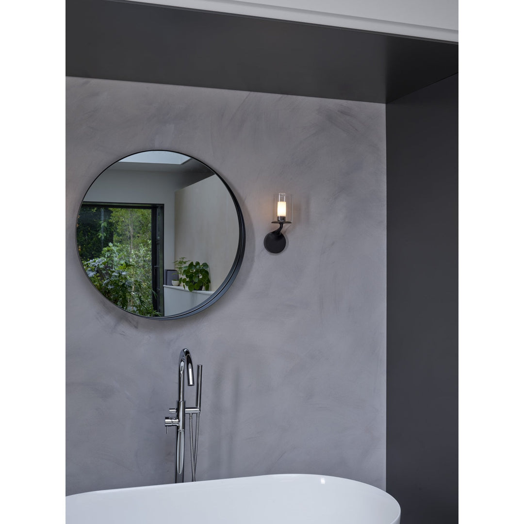 Astro 1453003 Elena Bathroom Wall Light Matt Black (S)
