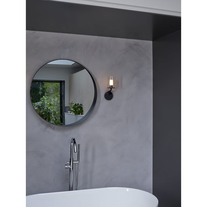 Astro 1453003 Elena Bathroom Wall Light Matt Black (S)