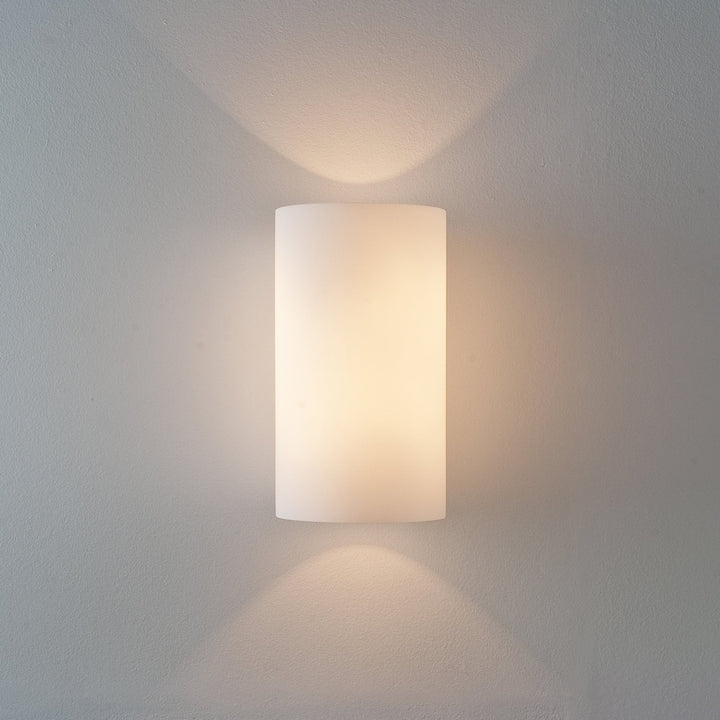 Astro 1186002 Cyl 260 Wall Light White Glass (S)