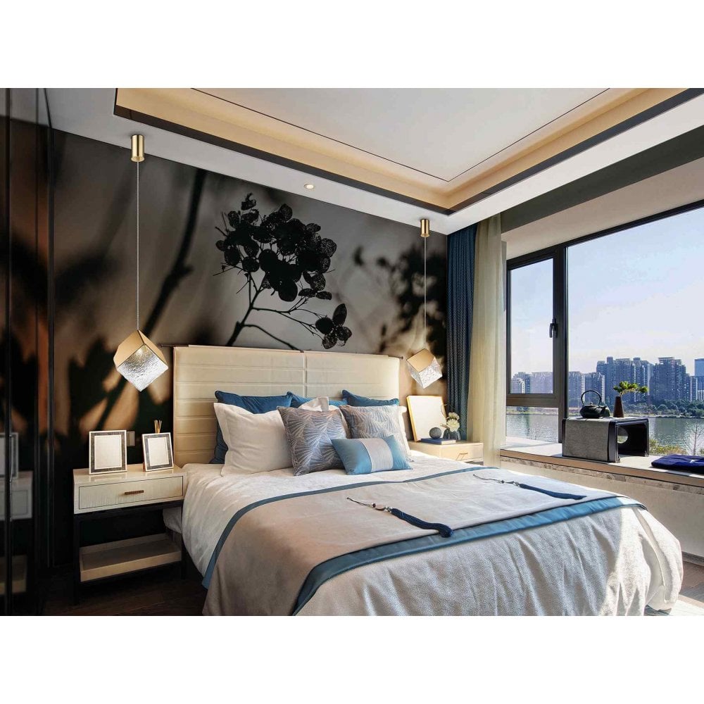 Schuller 720137 Priscila 1 Light Pendant Gold (S)