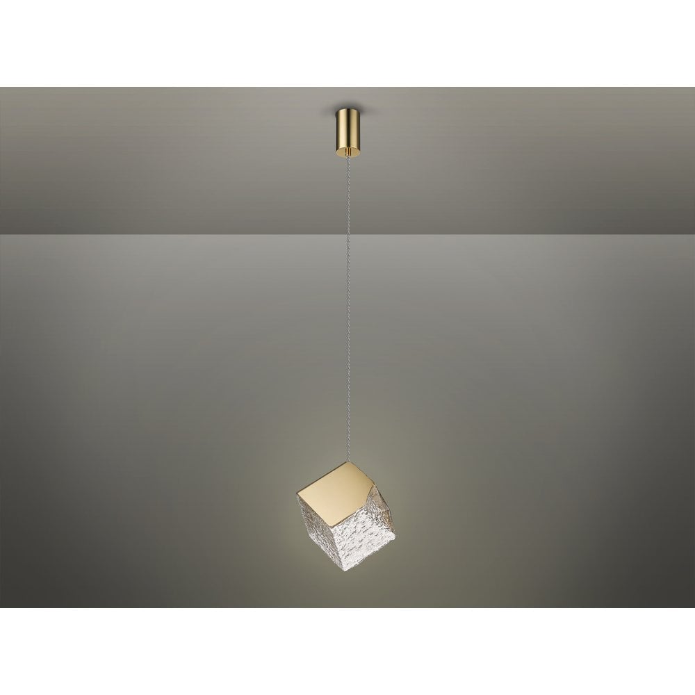 Schuller 720137 Priscila 1 Light Pendant Gold (S)