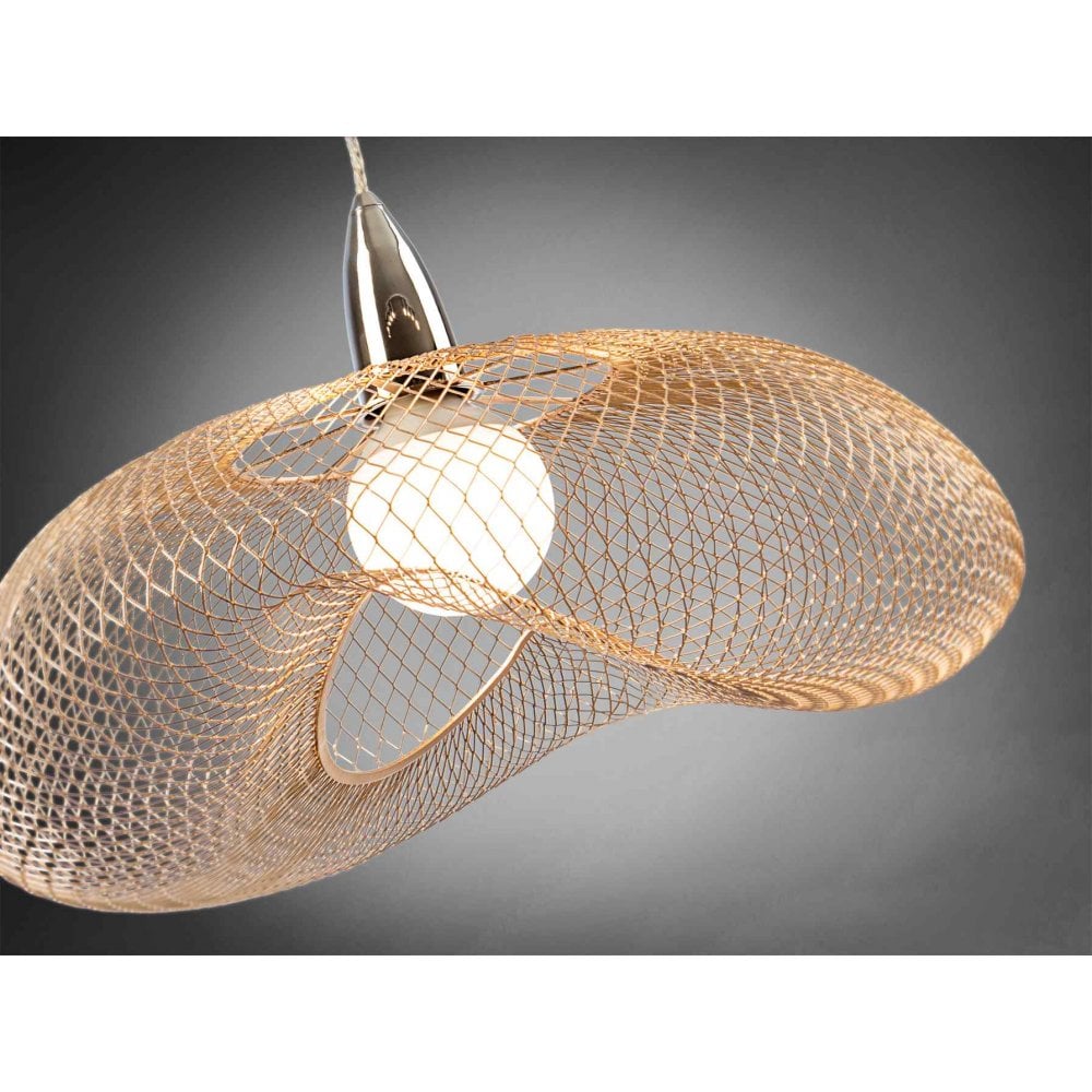 Schuller 735964 Forma 1 Light Pendant Chrome/Gold (S)