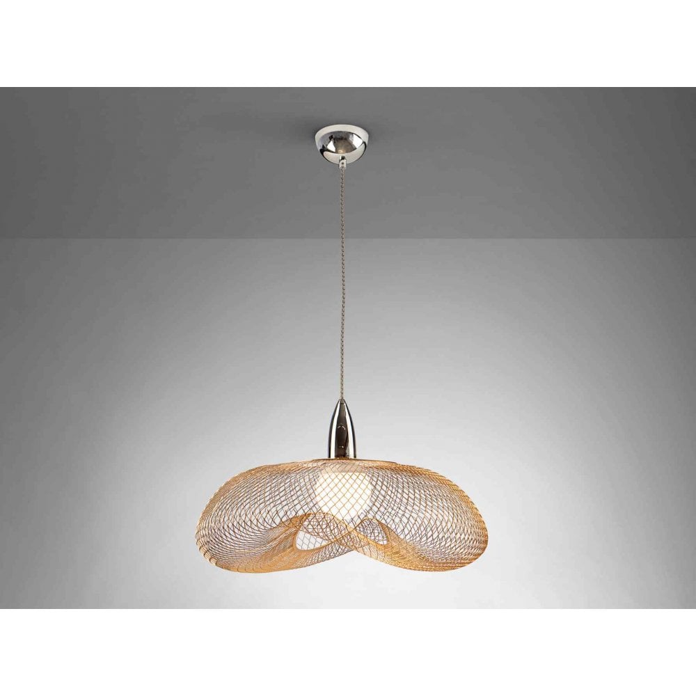 Schuller 735964 Forma 1 Light Pendant Chrome/Gold (S)