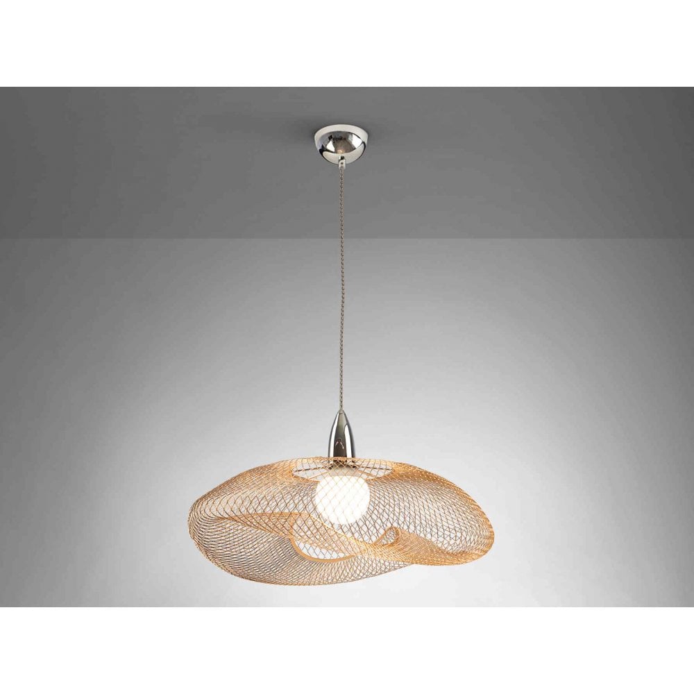Schuller 735964 Forma 1 Light Pendant Chrome/Gold (S)