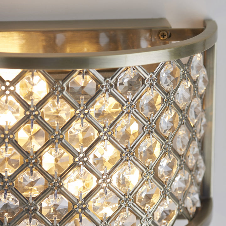 Endon 70559 Hudson Indoor Wall Light Glass (S)