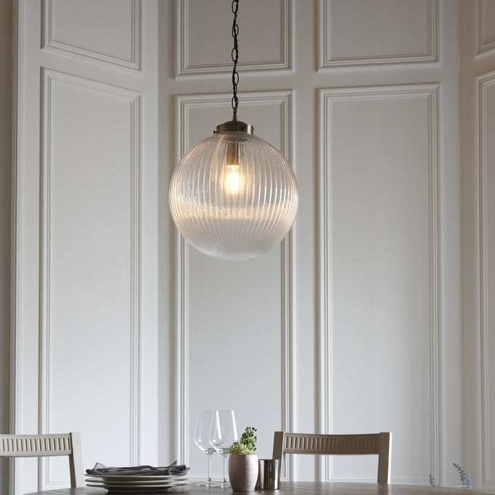Endon 71124 Brydon Indoor Pendant Light Single (S)