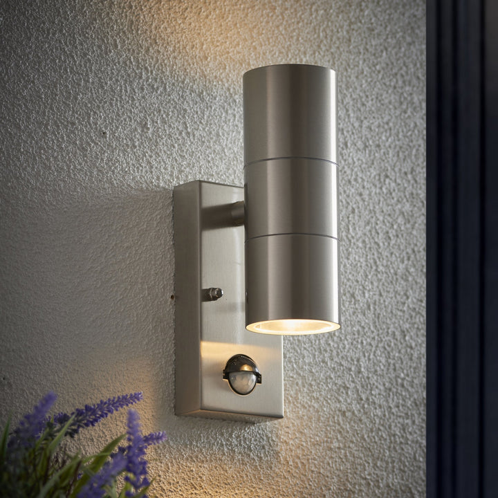 Endon EL-40062 Canon PIR Outdoor Wall Light Automatic (S)