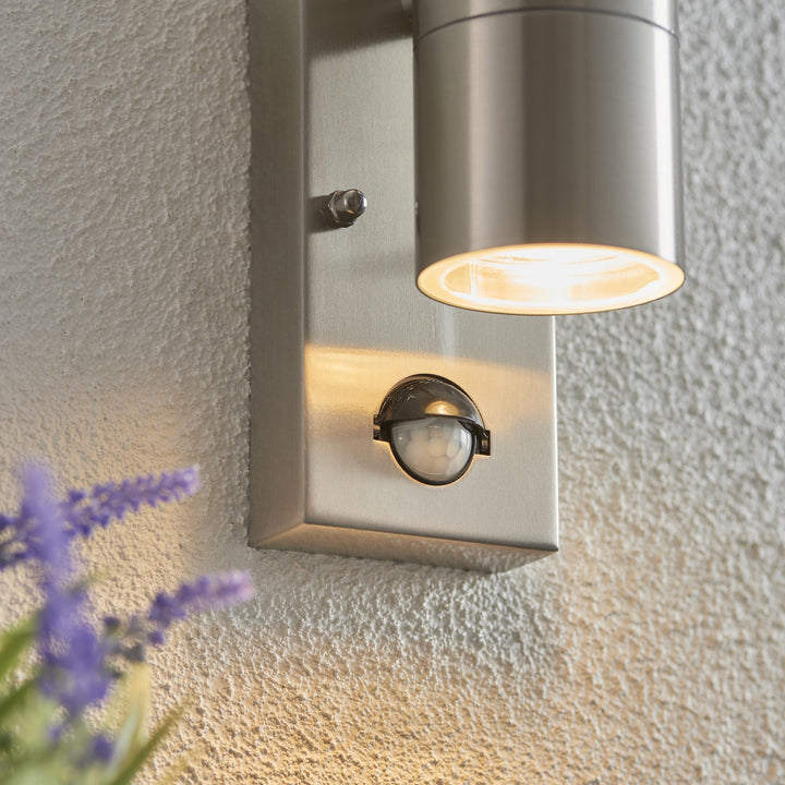 Endon EL-40062 Canon PIR Outdoor Wall Light Automatic (S)