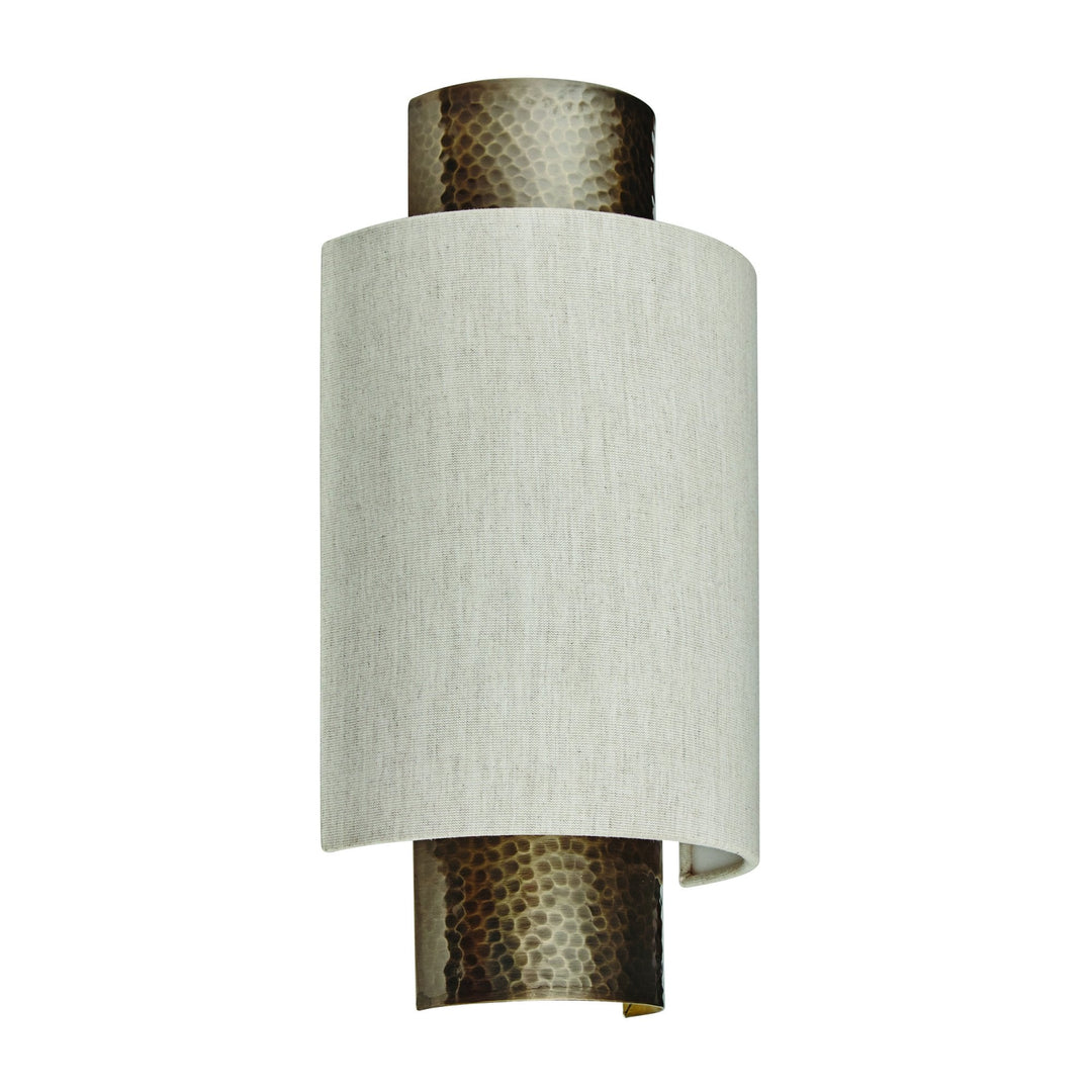 Endon 71308 Indara Wall Light Bronze And Linen Fabric