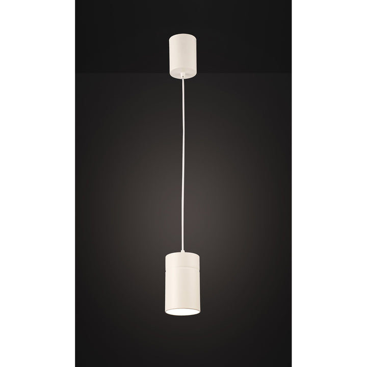 Mantra M5623 Aruba Pendant Small 9.5cm Round 1 x E27 Matt White (S)